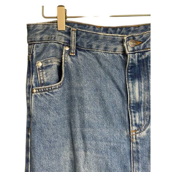 Pilcro The Madi Front Slit Denim maxiskirt, classic, Western, street style - Picture 3 of 6